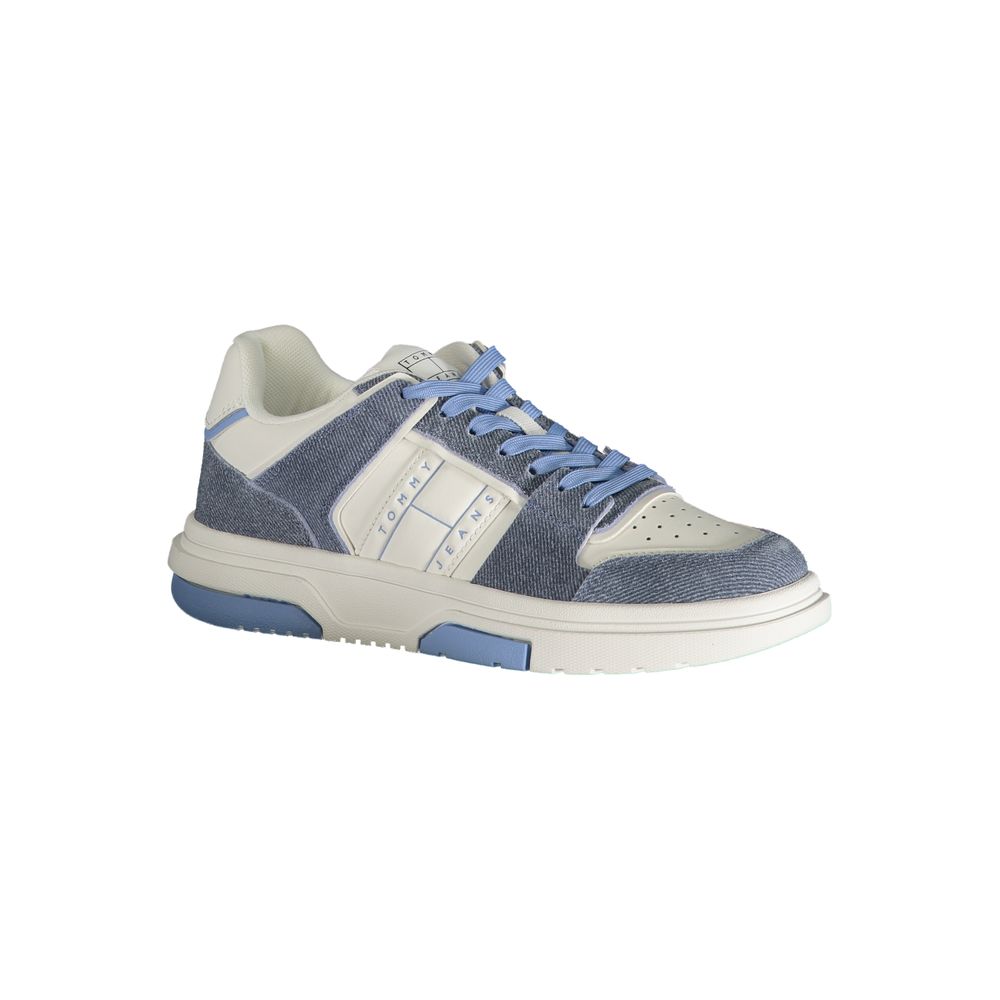 Tommy Hilfiger Light Blue Leather Women's Sneakers