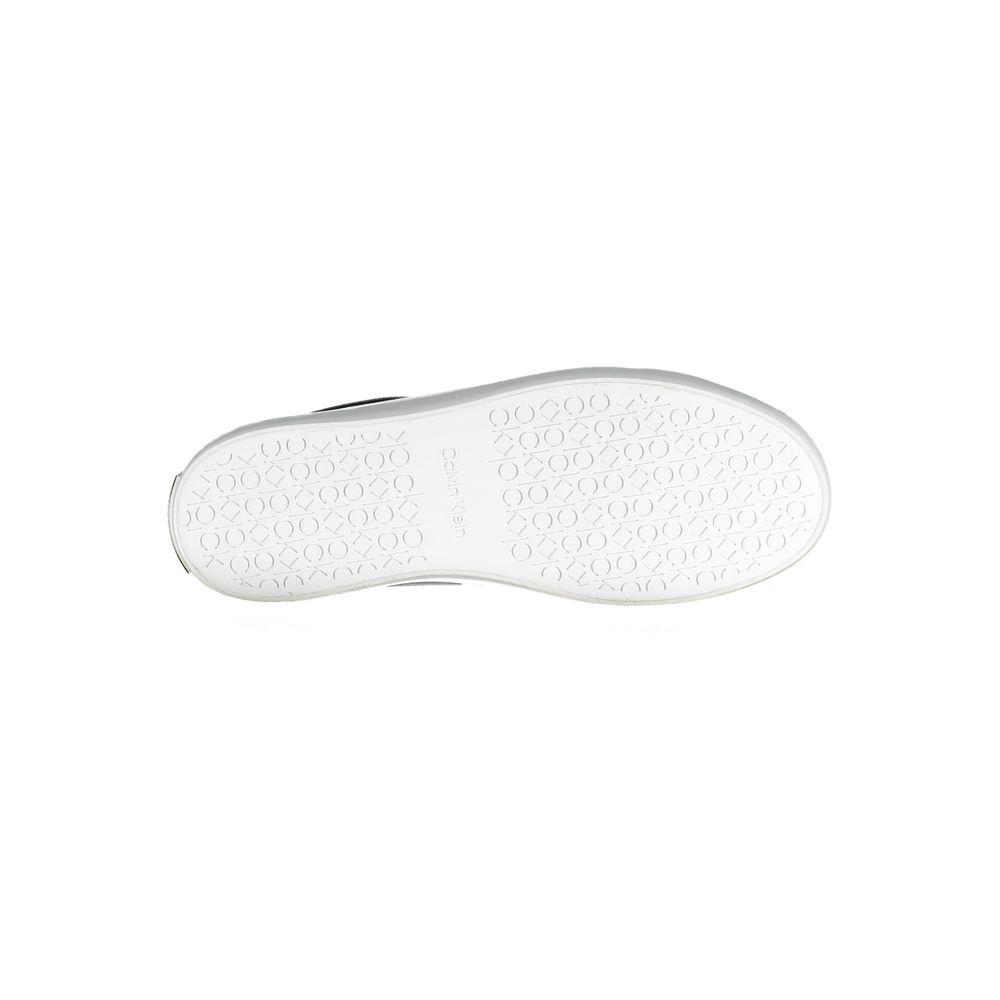 Calvin Klein Schwarzes Leder Damen Sneaker