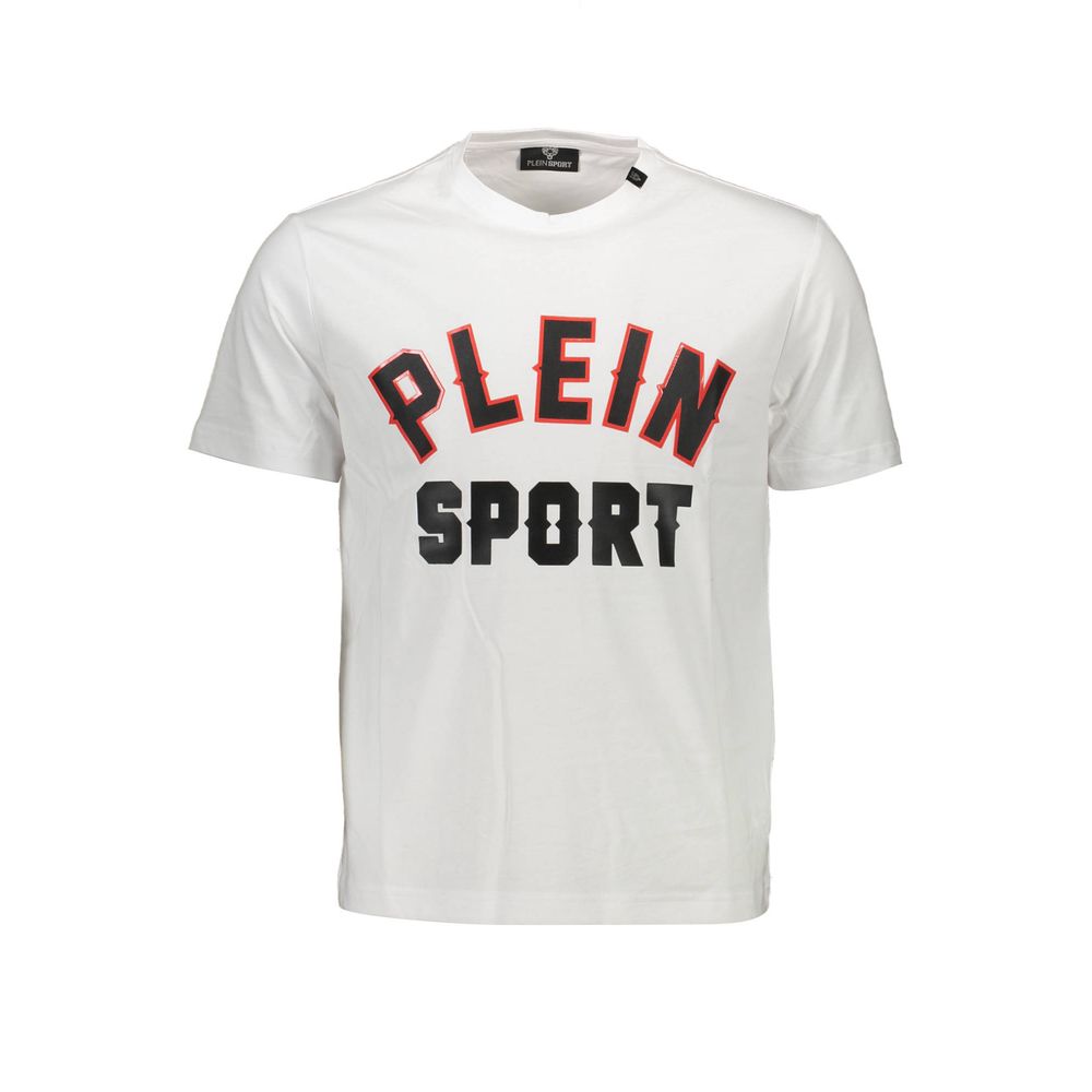 Plein Sport White Cotton Men's T-Shirt