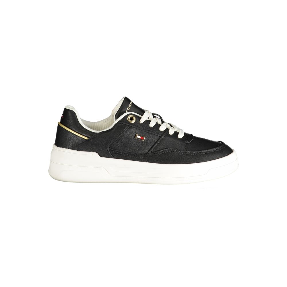 Tommy Hilfiger Women's Black Polyethylene Sneakers