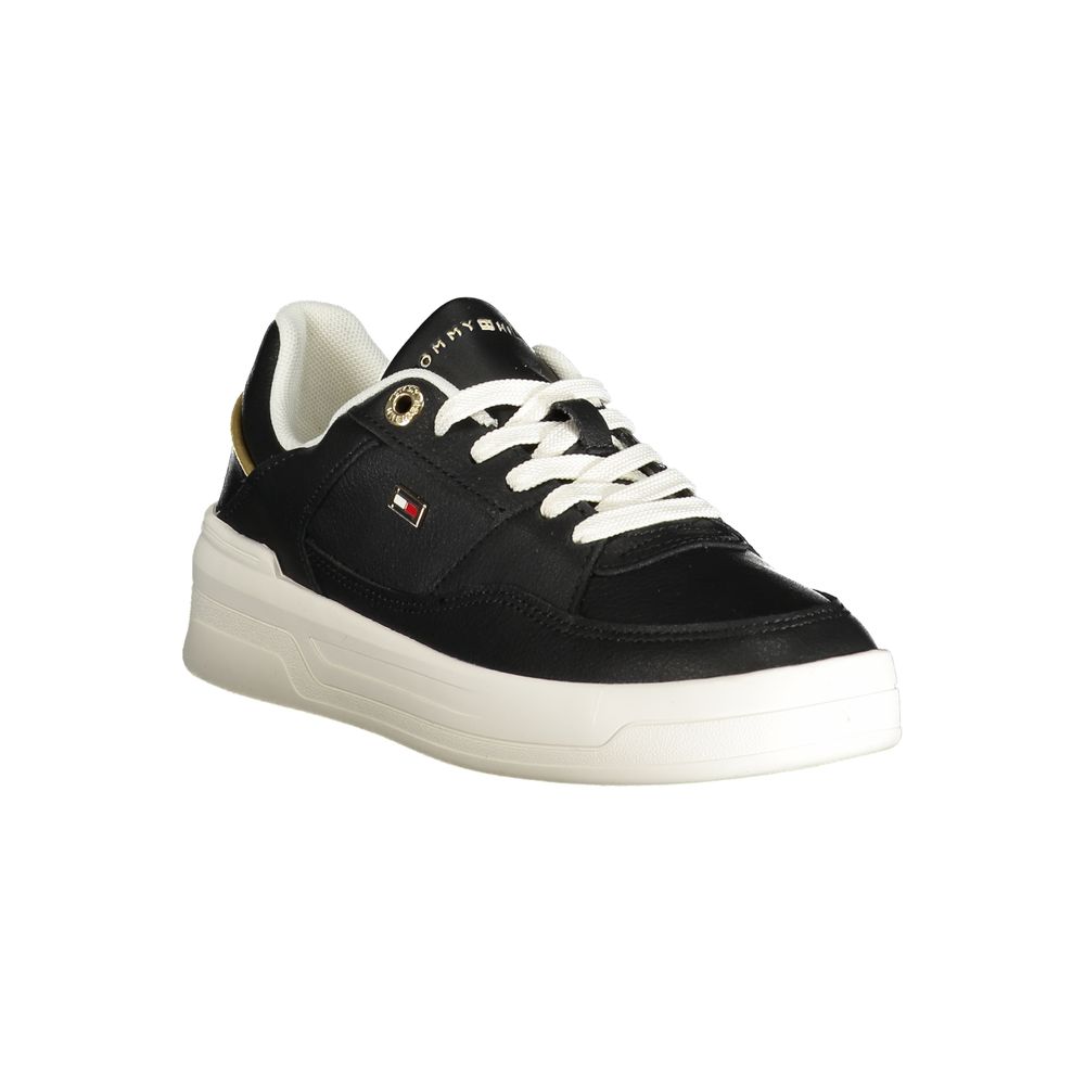 Tommy Hilfiger Women's Black Polyethylene Sneakers