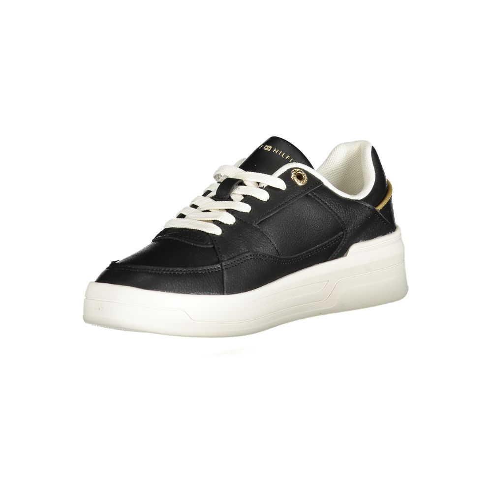 Tommy Hilfiger Women's Black Polyethylene Sneakers