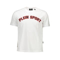 Plein Sport Weißes Herren-T-Shirt aus Baumwolle