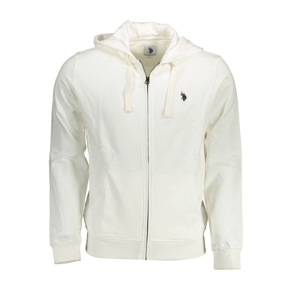 U.S. POLO ASSN. Weißer Baumwollpullover für Männer