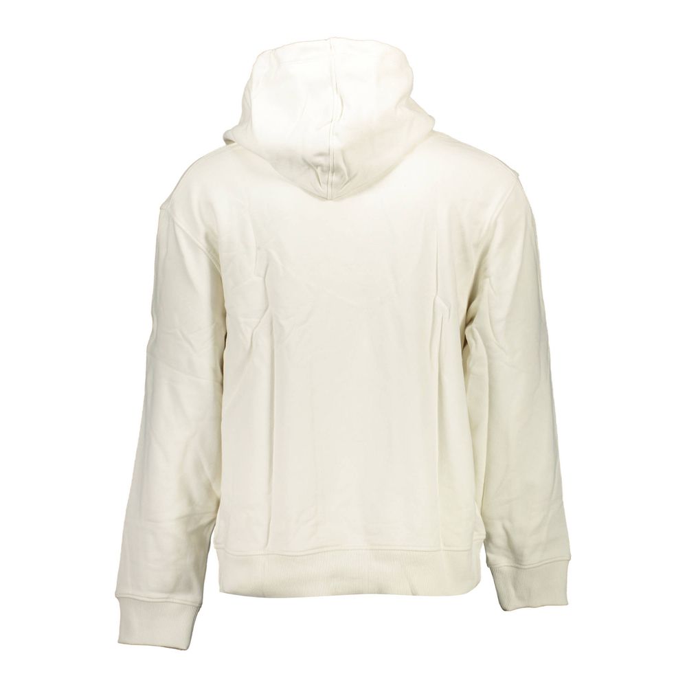 Calvin Klein Weißer Baumwollpullover für Männer