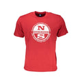 North Sails T-shirt in red cotton