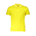 Harmont & Blaine Elegant Yellow Cotton Polo with Contrasting Details
