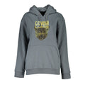Cavalli Class Graues Baumwoll-Sweatshirt