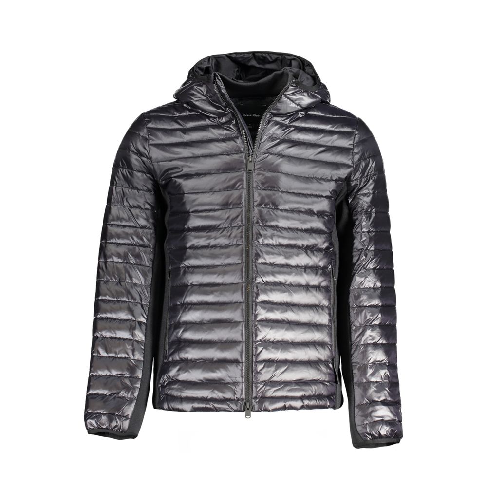 Calvin Klein Schwarze Nylon Herren Jacke