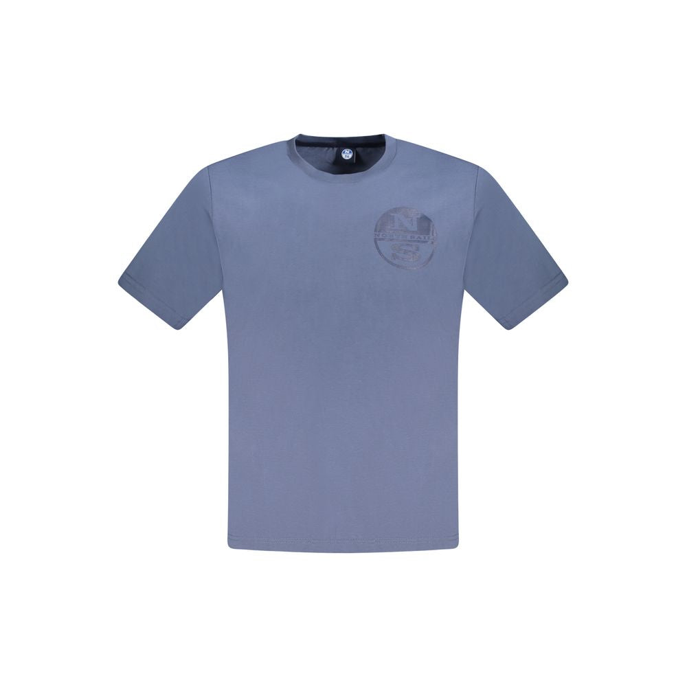 North Sails Cotton T-Shirt in Blue