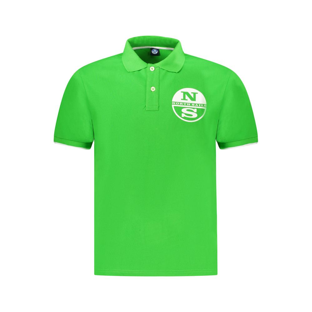 North Sails Cotton Polo Shirt in Green