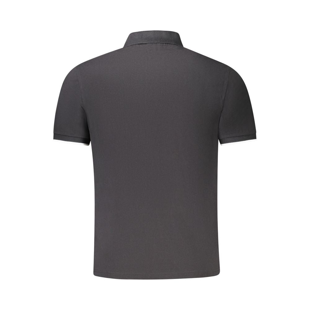 North Sails Schwarzes Baumwoll-Poloshirt für Herren