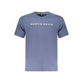 North Sails Blaues Baumwoll-T-Shirt für Herren
