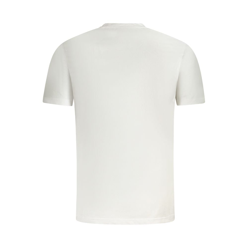 Fila Weißes Baumwoll-T-Shirt für Herren