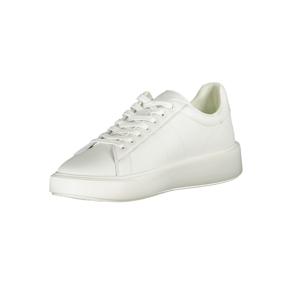 Blue White Polyester Sneaker