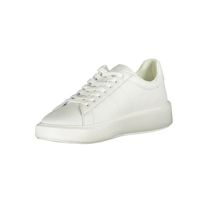 Blauer Weißes Leder Herren Sneaker
