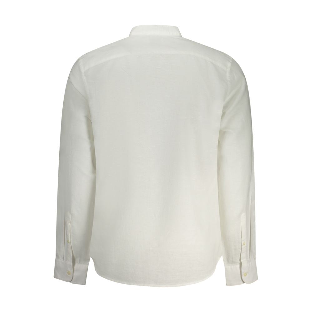 Timberland Weißes Leinenhemd