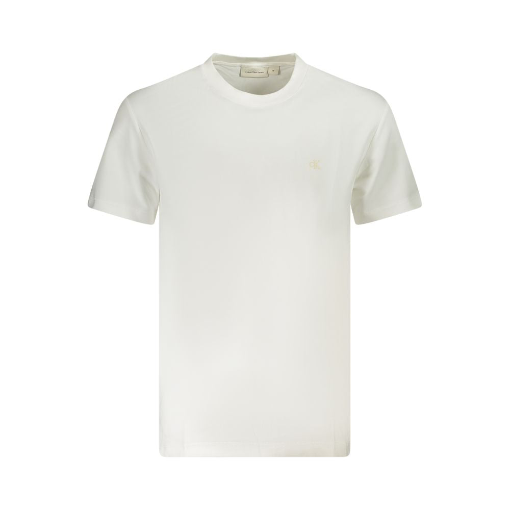 Calvin Klein Baumwoll-T-Shirt in Weiß