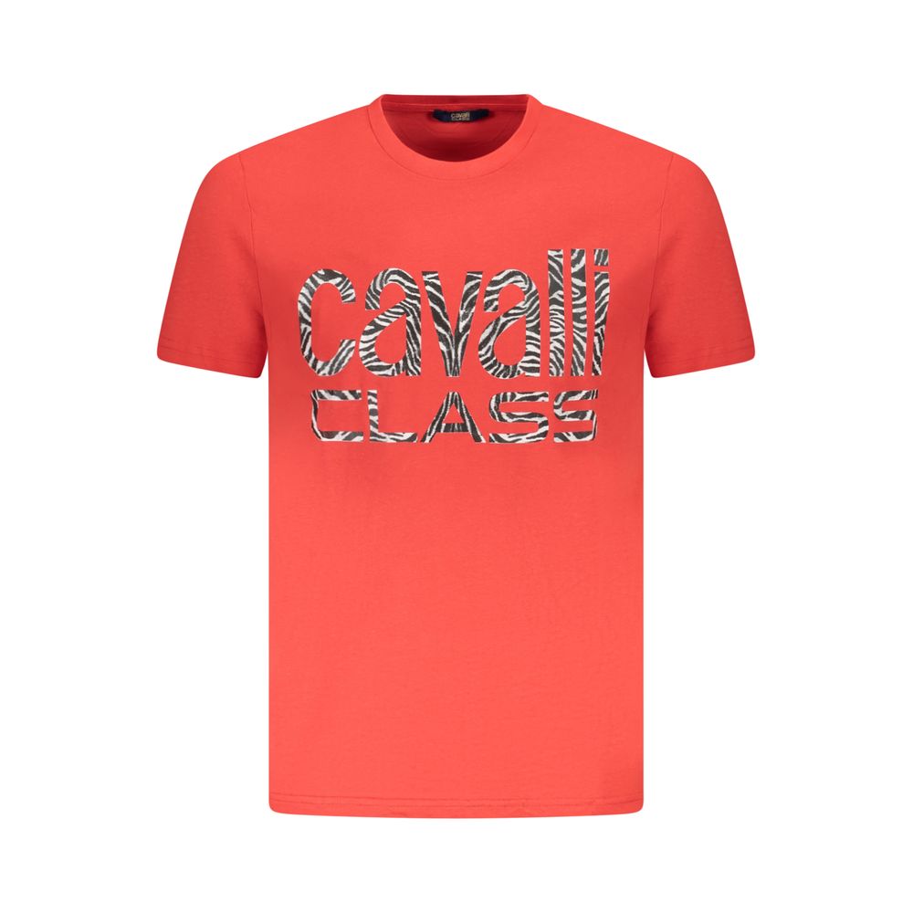 Cavalli Class Baumwoll-T-Shirt in Rot