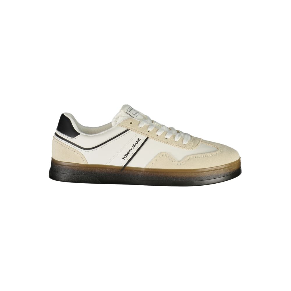 Tommy Hilfiger Herren-Sneaker aus weißem Polyurethan