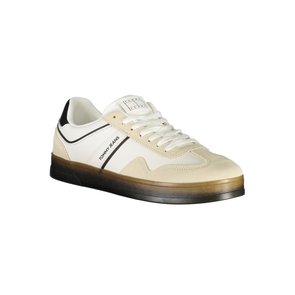 Tommy Hilfiger Herren-Sneaker aus weißem Polyurethan