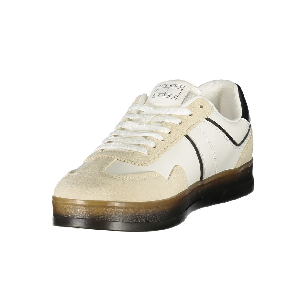 Tommy Hilfiger Herren-Sneaker aus weißem Polyurethan