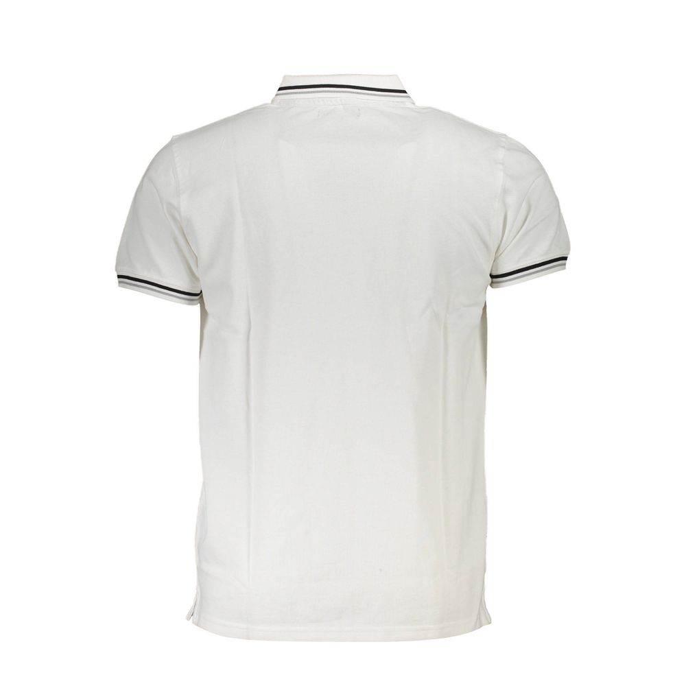 Cavalli Class Weißes Poloshirt aus Baumwolle für Herren