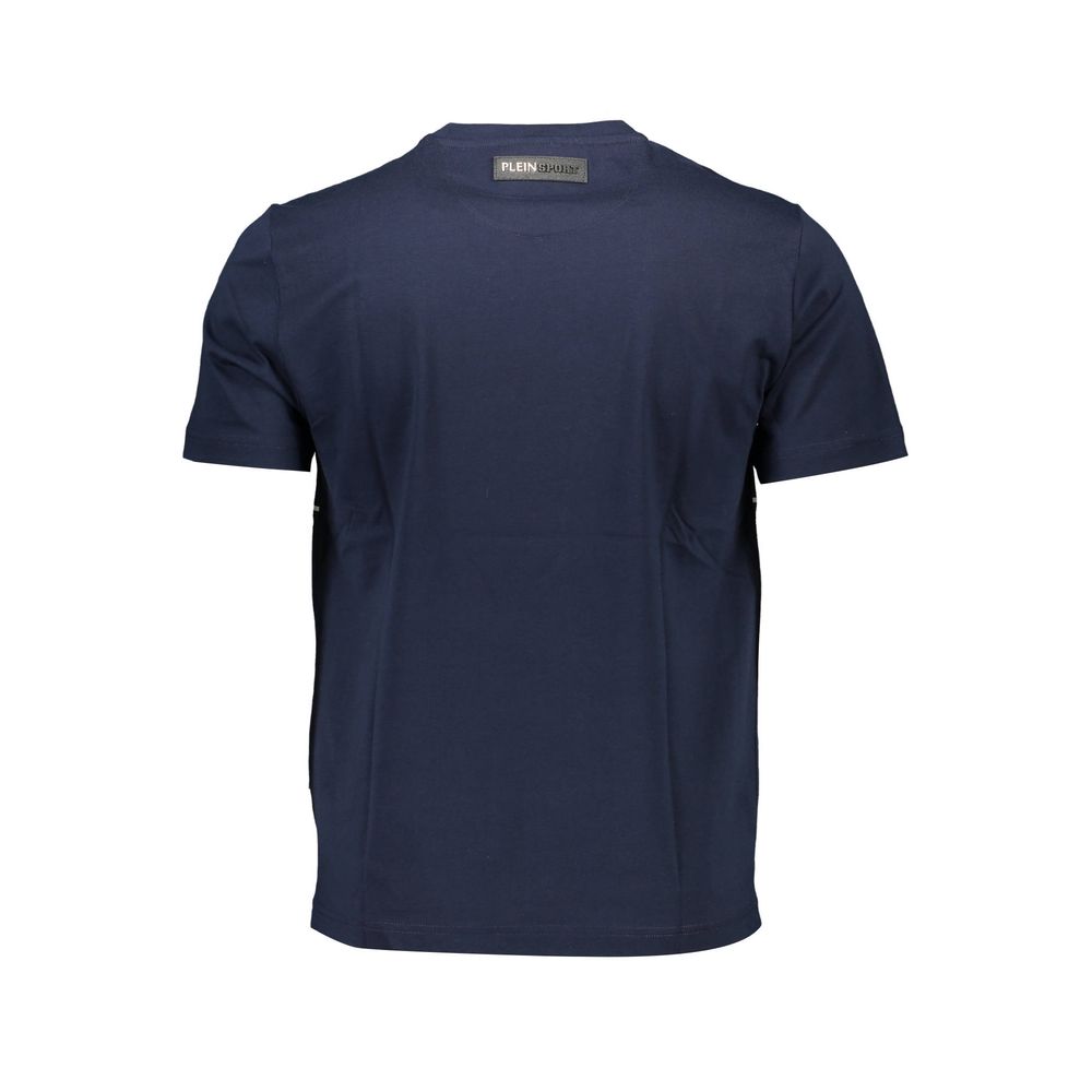 Plein Sport Cotton T-Shirt in Blue