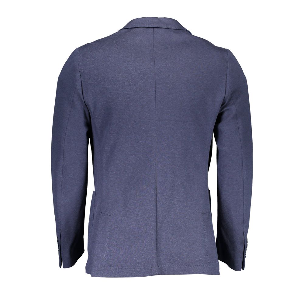 Gant Blue Cotton Jacket & Coat