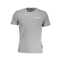 Napapijri Graues Baumwoll-T-Shirt
