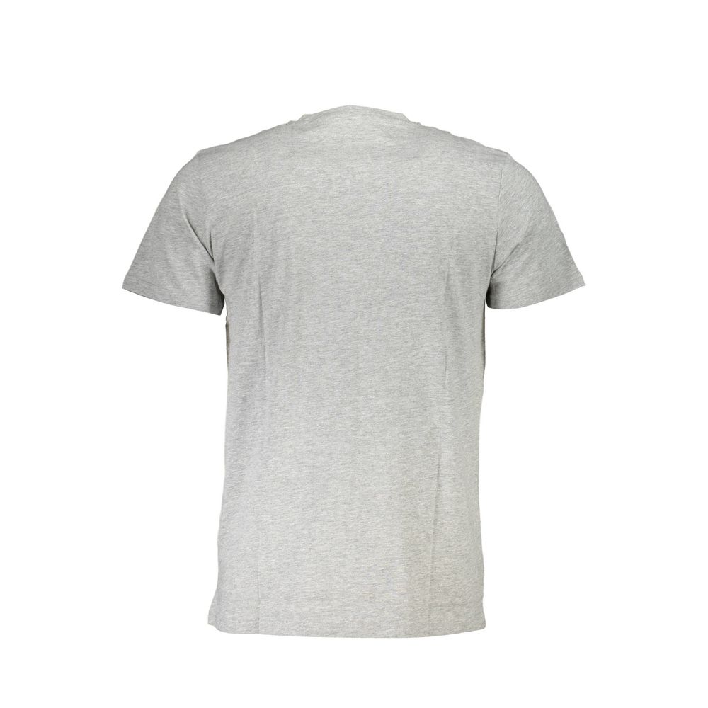Cavalli Class Graues Baumwoll-T-Shirt