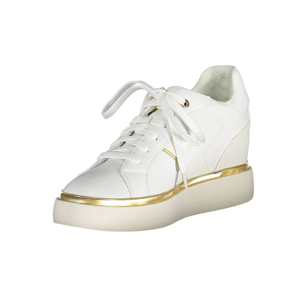 U.S. POLO ASSN. Weißer Polyester-Sneaker