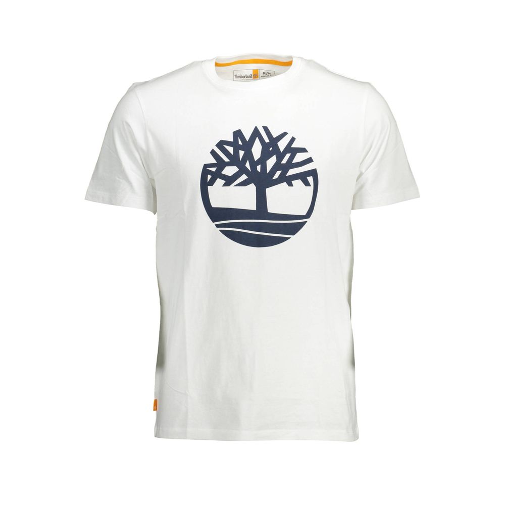 Timberland Weißes Bio-Baumwoll-T-Shirt für Herren
