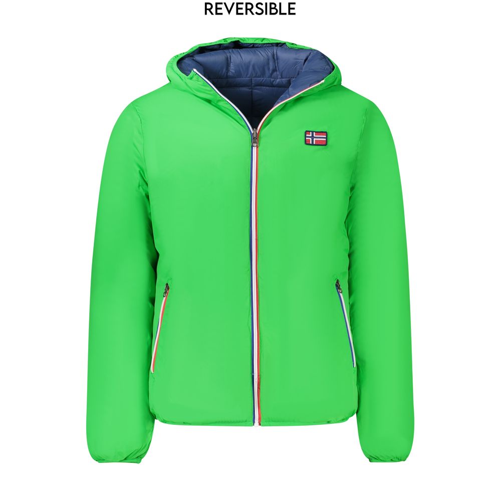 Norway 1963 Grüne Polyamid Herren Jacke