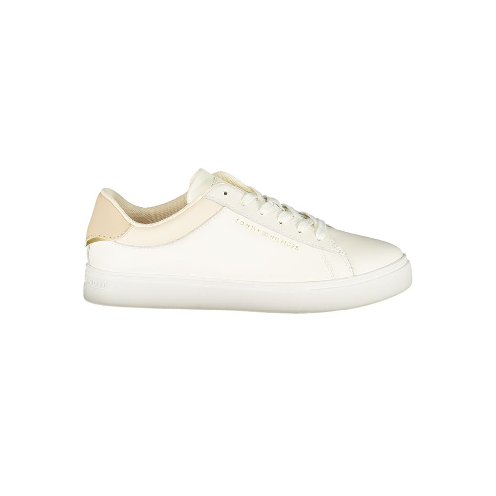 Tommy Hilfiger Beige Polyester Sneakers