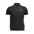 North Sails Schwarzes Herren-Poloshirt aus Baumwolle