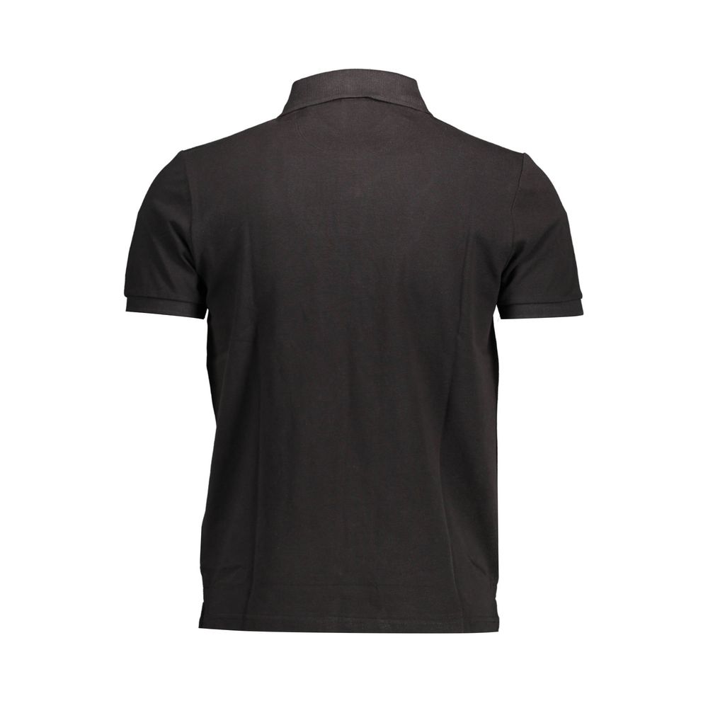 North Sails Schwarzes Herren-Poloshirt aus Baumwolle