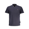 Napapijri Blaues Baumwoll-Poloshirt für Herren