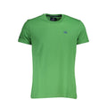 La Martina Verde Baumwoll-T-Shirt für Herren