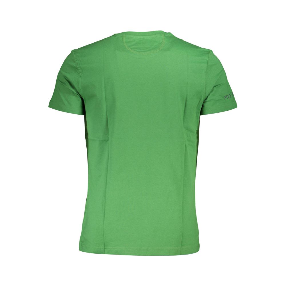 La Martina Verde Baumwoll-T-Shirt für Herren