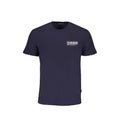 Napapijri Blaues Bio-Baumwoll-T-Shirt für Herren