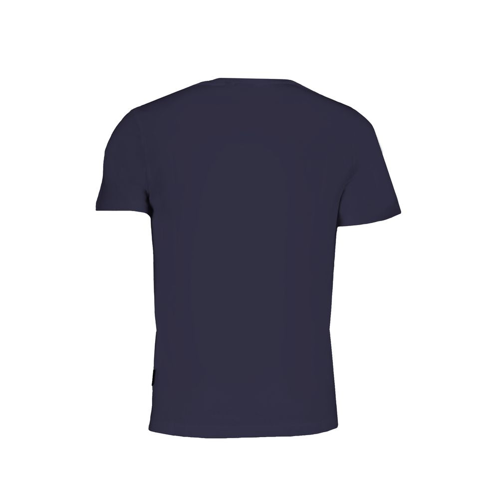 Napapijri Blaues Bio-Baumwoll-T-Shirt für Herren
