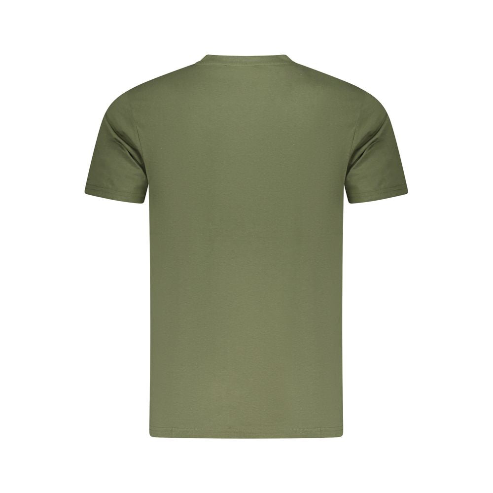 Cavalli Class Verde Baumwoll-T-Shirt für Herren