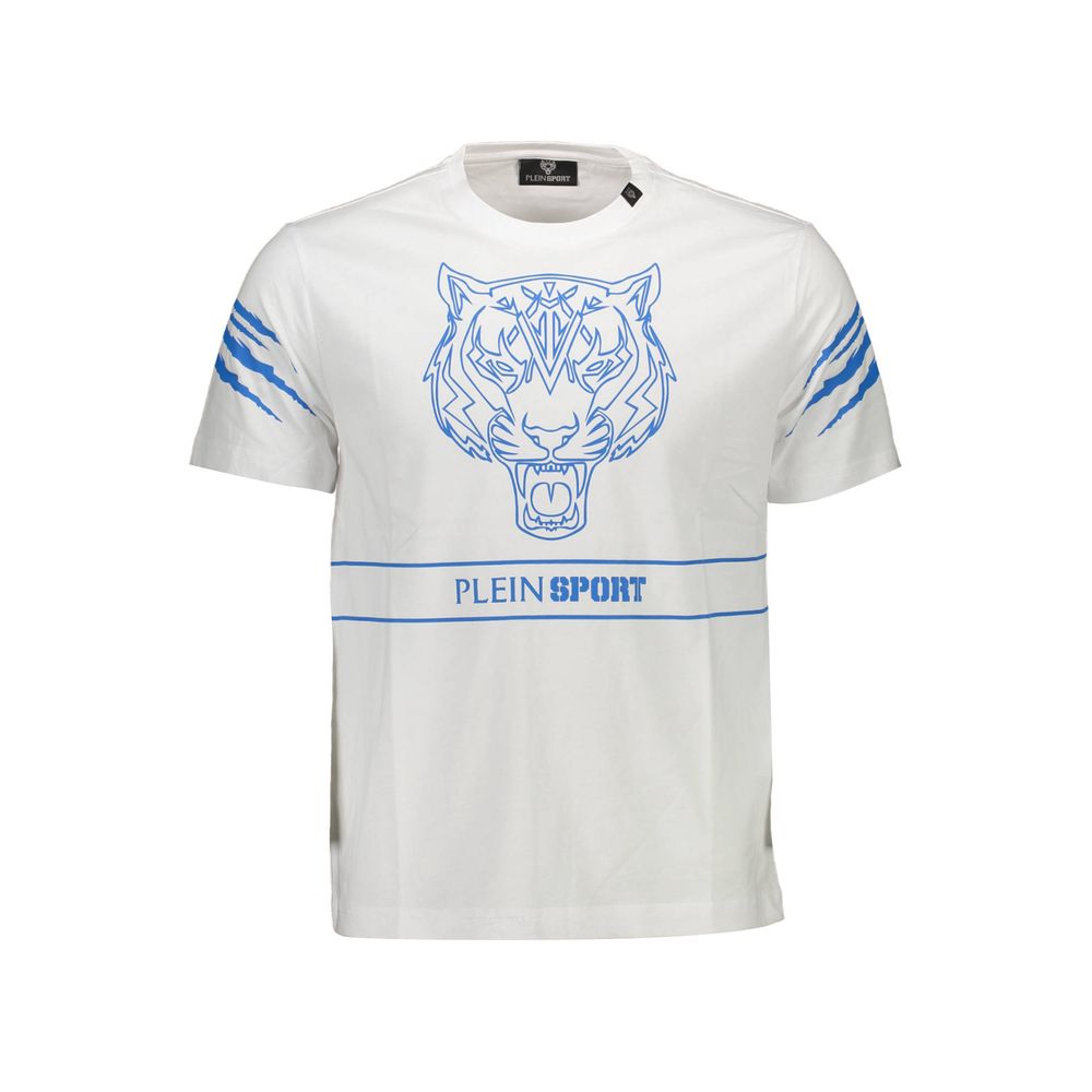 Plein Sport Baumwoll-T-Shirt in Weiß