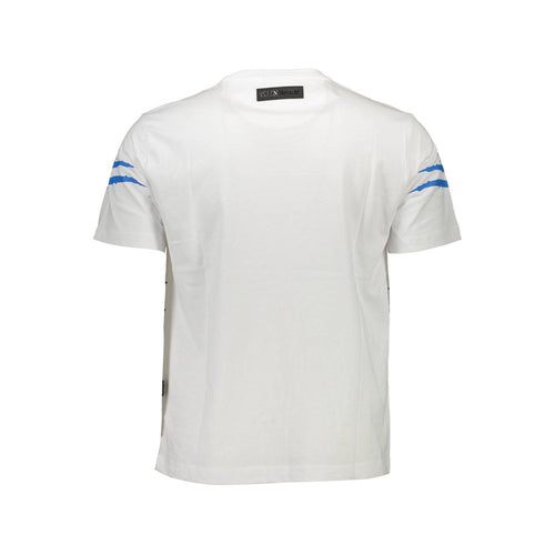 Plein Sport Weißes Herren-T-Shirt aus Baumwolle