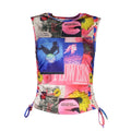 Desigual Blue Elastane Women's Top