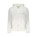 Calvin Klein Men's White Cotton Hoodie