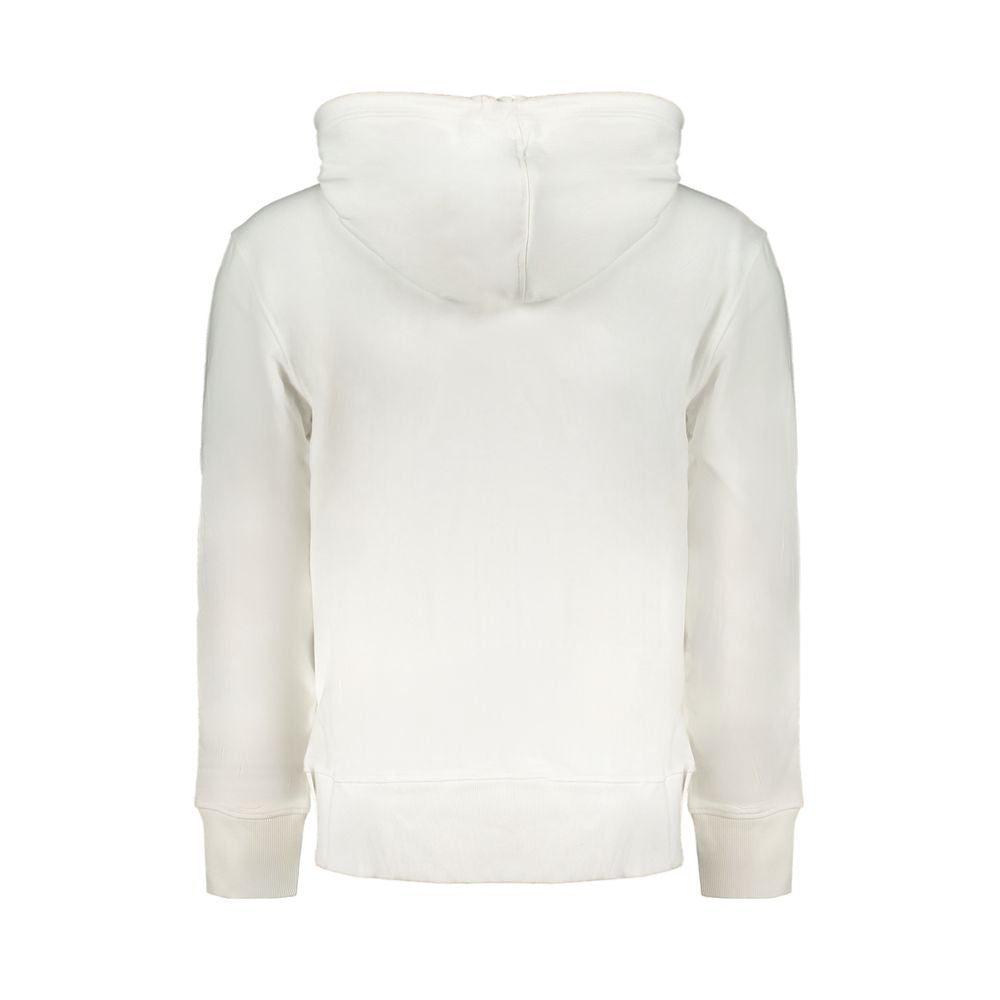 Calvin Klein Men's White Cotton Hoodie