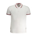Cavalli Class Weißes Baumwoll-Poloshirt