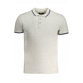 Cavalli Class Grigio Baumwoll-Poloshirt für Herren